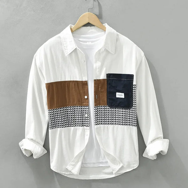 Hemd Herren Relaxed Fit Casual Sommer