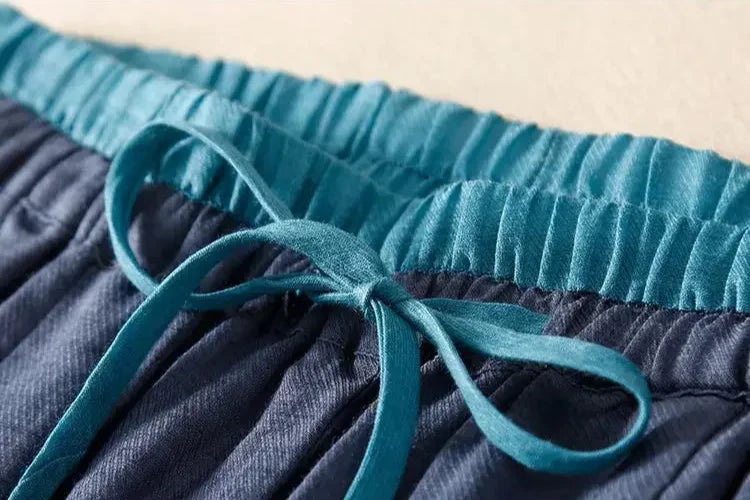 Damen Stoffhose Relaxed Fit Freizeit Sommer