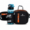 Laufgürteltasche für Outdoor-Sportler mit Flaschenhalter und Reißverschlusstaschen