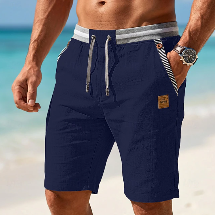 Chris | Shorts Herren Locker Sommer Freizeit Kordelzug