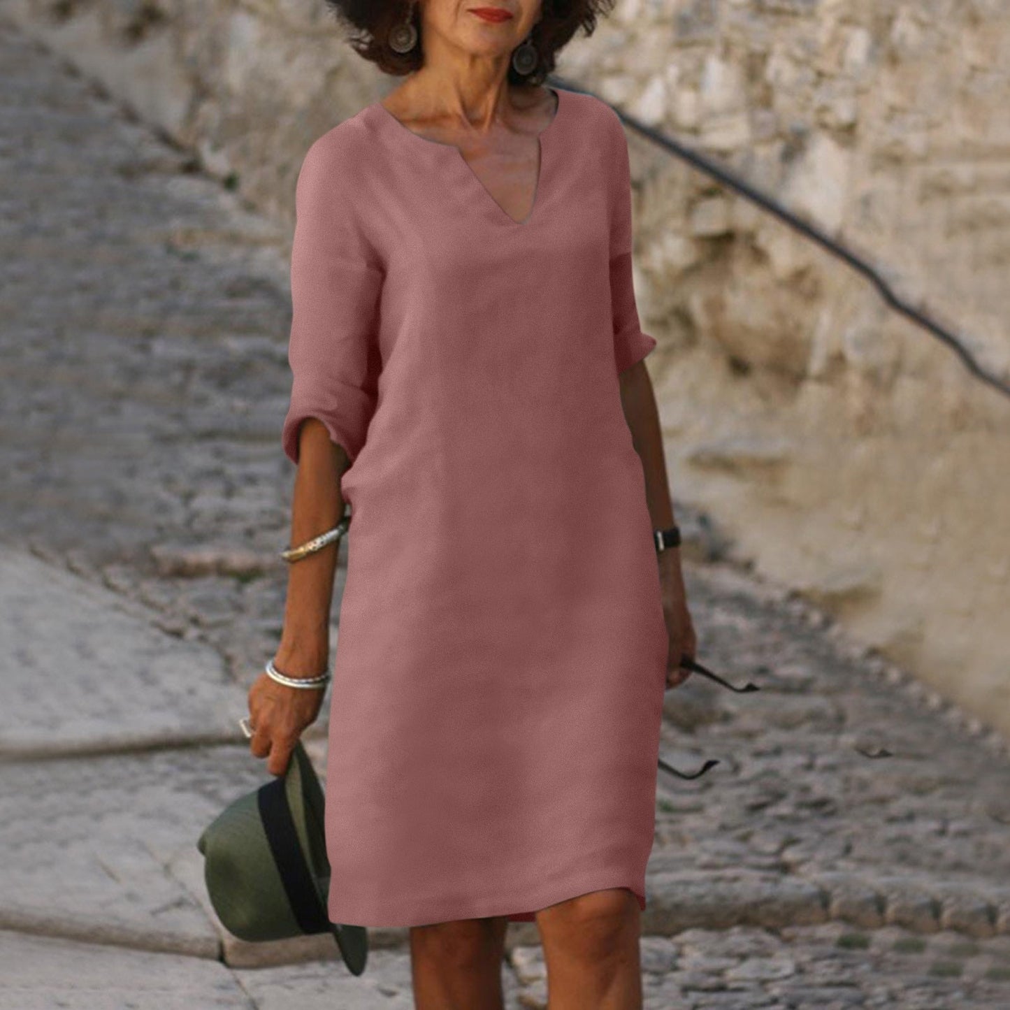 Sommerkleid Damen Regular Fit Freizeit