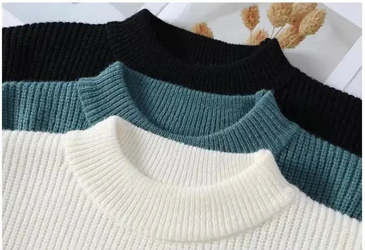 Strickpullover Damen Relaxed Fit Casual Herbst & Winter