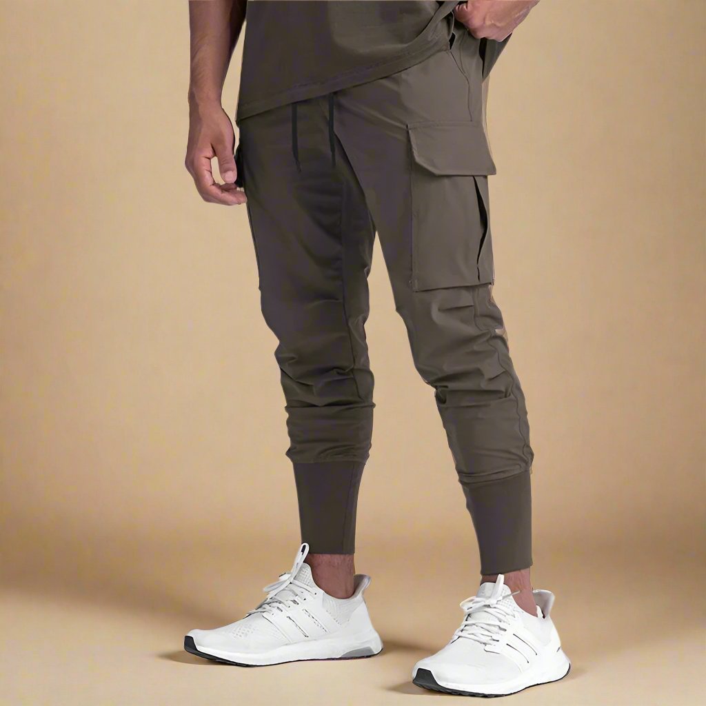 Cargohose Herren Slim Fit Sport Freizeit Schnell trocknend