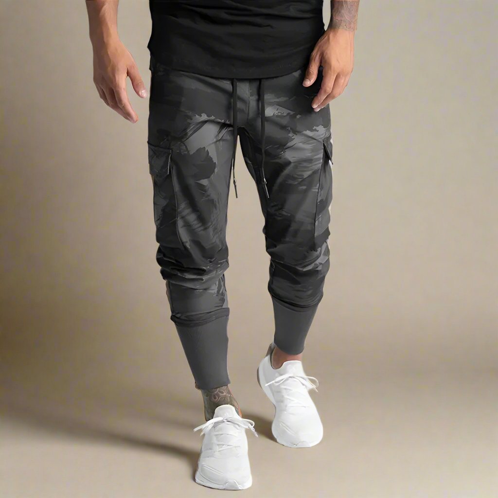 Cargohose Herren Slim Fit Sport Freizeit Schnell trocknend