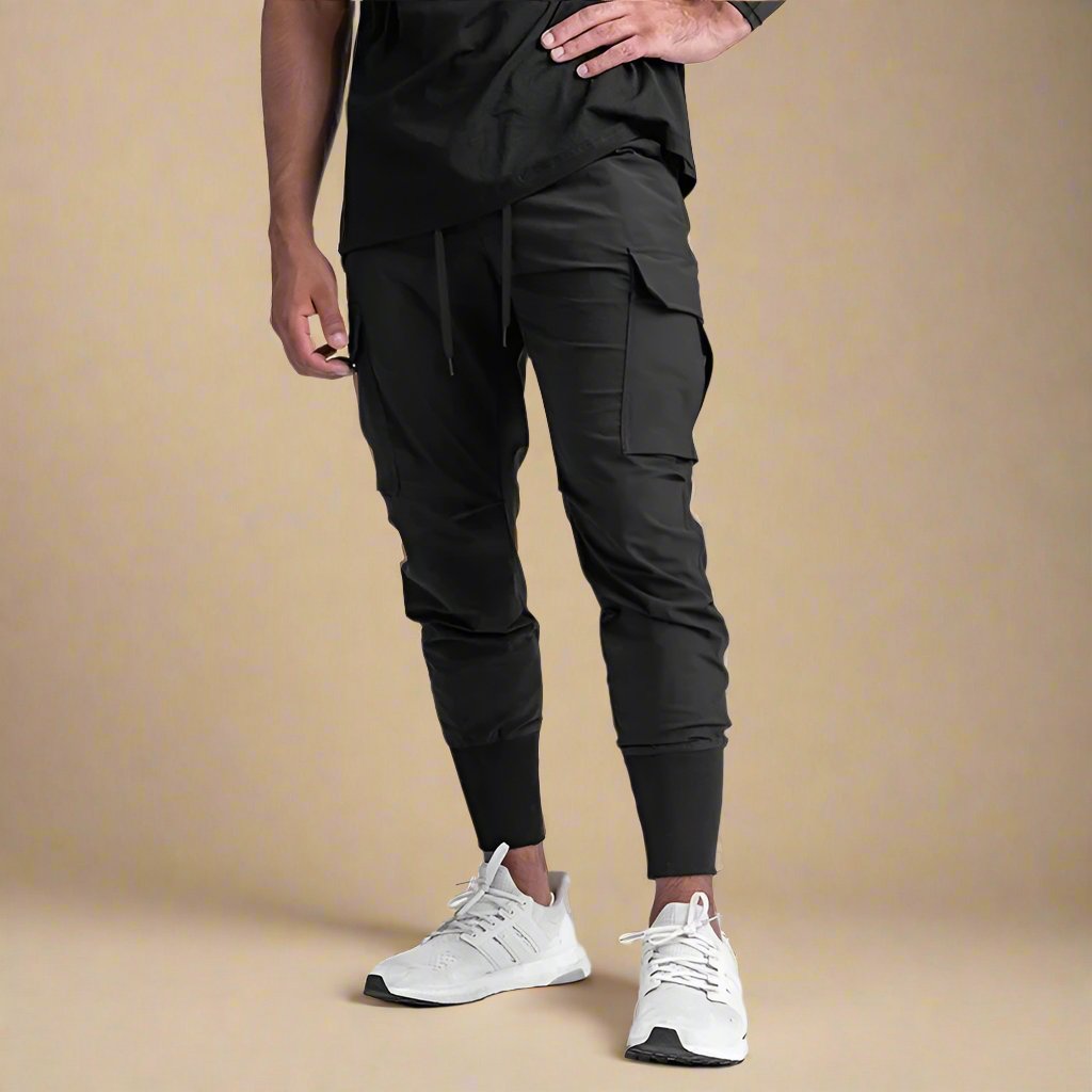 Cargohose Herren Slim Fit Sport Freizeit Schnell trocknend