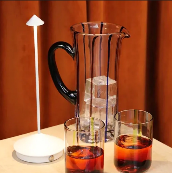 Kabellose LED-Tischlampe I Nachttischlampe