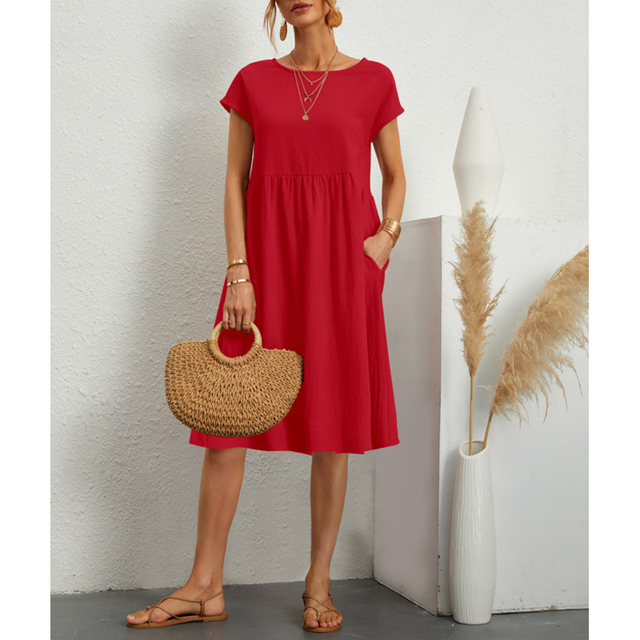Sommerkleid für Damen, Midi-Länge | Lässig 7