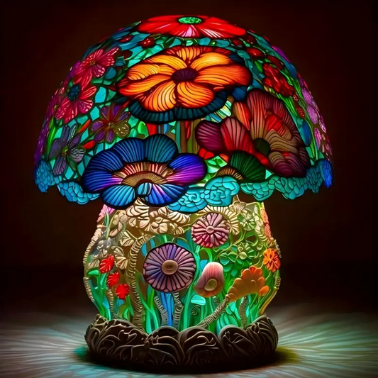 Frosted Mushroom Lamp