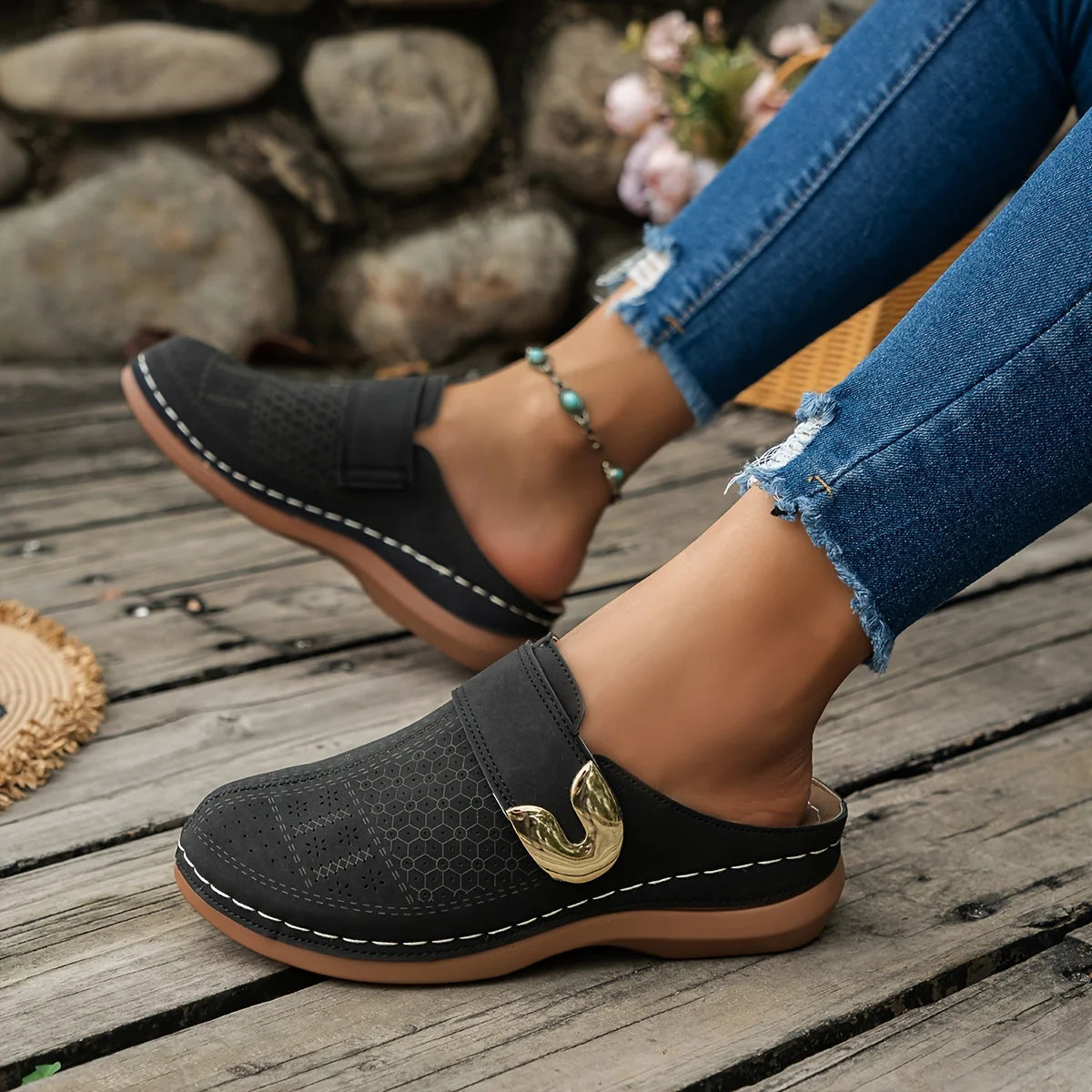Stella | Plateau Sandalen Damen mit Gepolstertem Fußbett | Stilvoller Komfort für Sommerschuhe 4