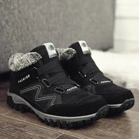 Wanderschuhe Herren & Damen Gefüttert Rutschfest Winter Outdoor