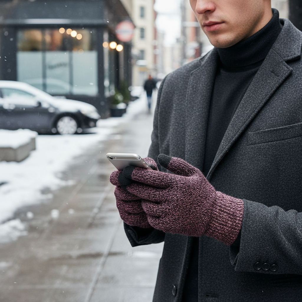 Thermohandschuhe Herren & Damen Touchscreen Rutschfest Warm