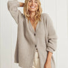 Damen Cocoon Cardigan im lockeren Schnitt