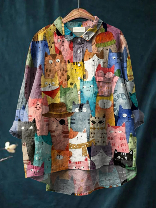 Clara | Versatile Playful Cat T-Shirt
