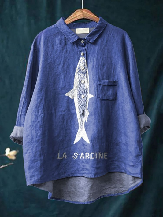 Colette | Sardine Print Shirt