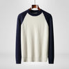 Pullover Herren Rippstrick Raglanärmel Freizeit & Übergangszeit