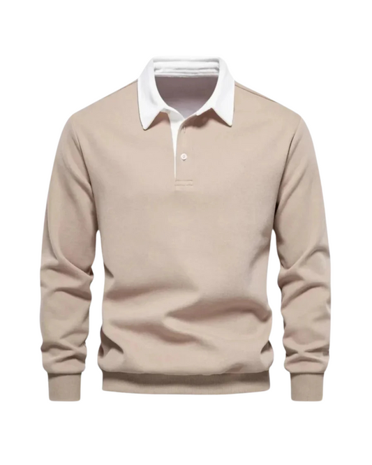 Adrian | Entspannter Polo-Pullover