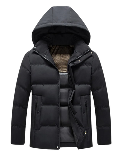 Elegante Fleece-Jacke mit Kapuze