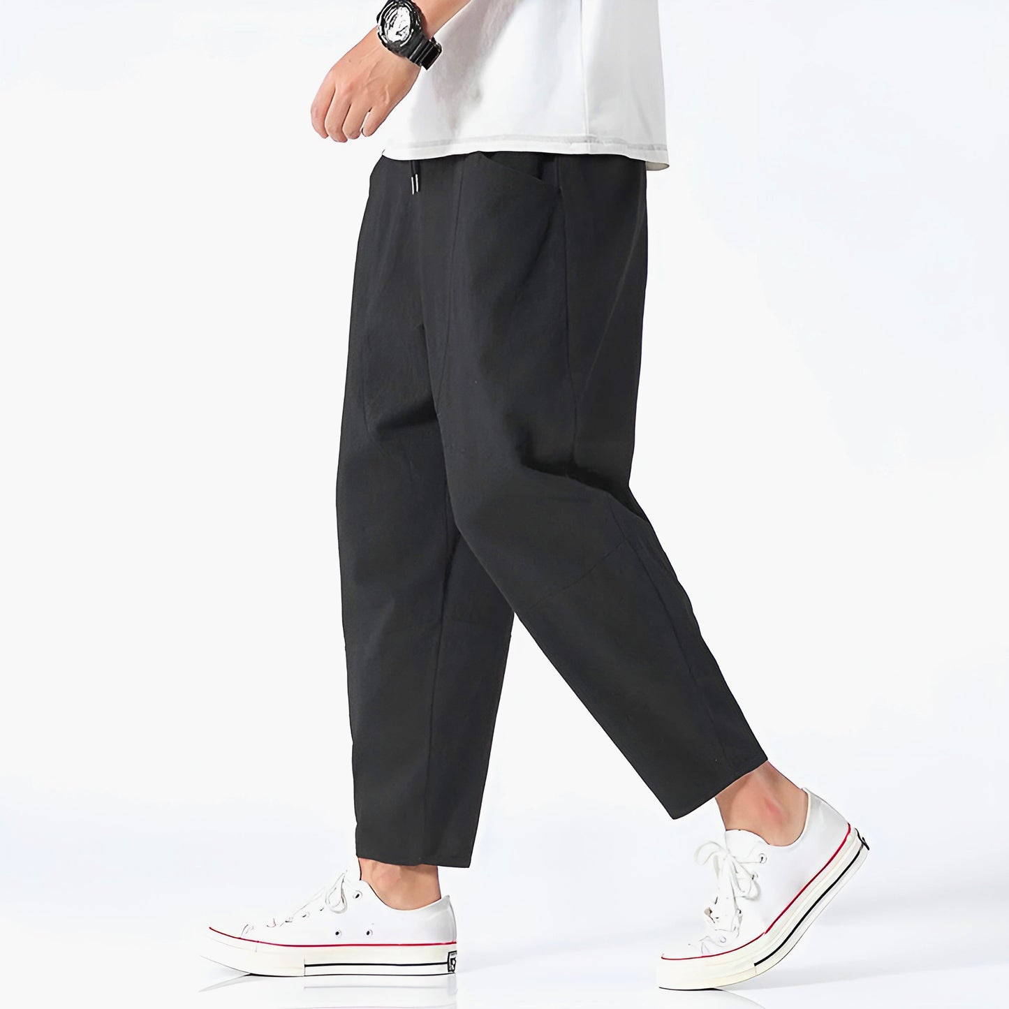 Urban Cropped Baumwollhose 4