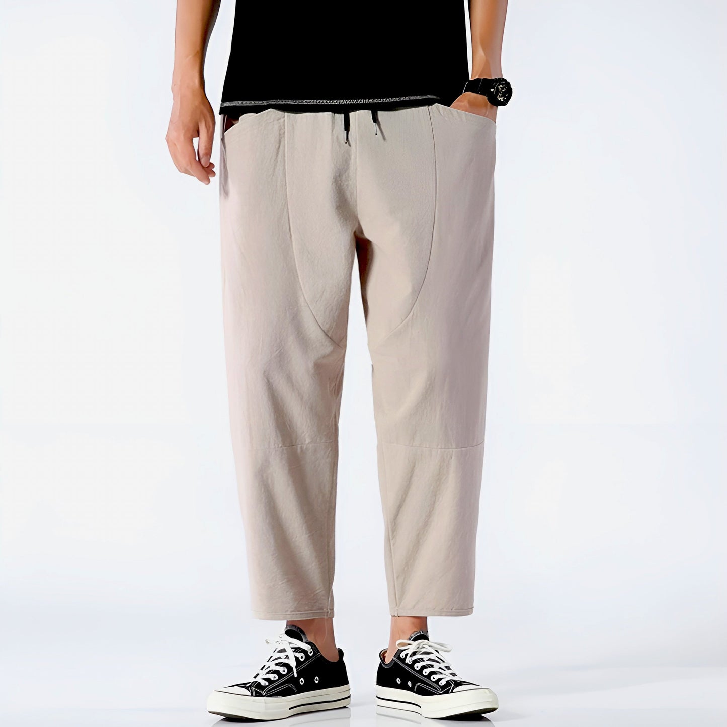 Urban Cropped Baumwollhose 9