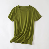 Minimalistisches Damen T-Shirt Regular Fit Freizeit