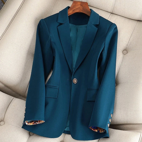 Damen Slim Fit Blazer Business Klassisch Elegant
