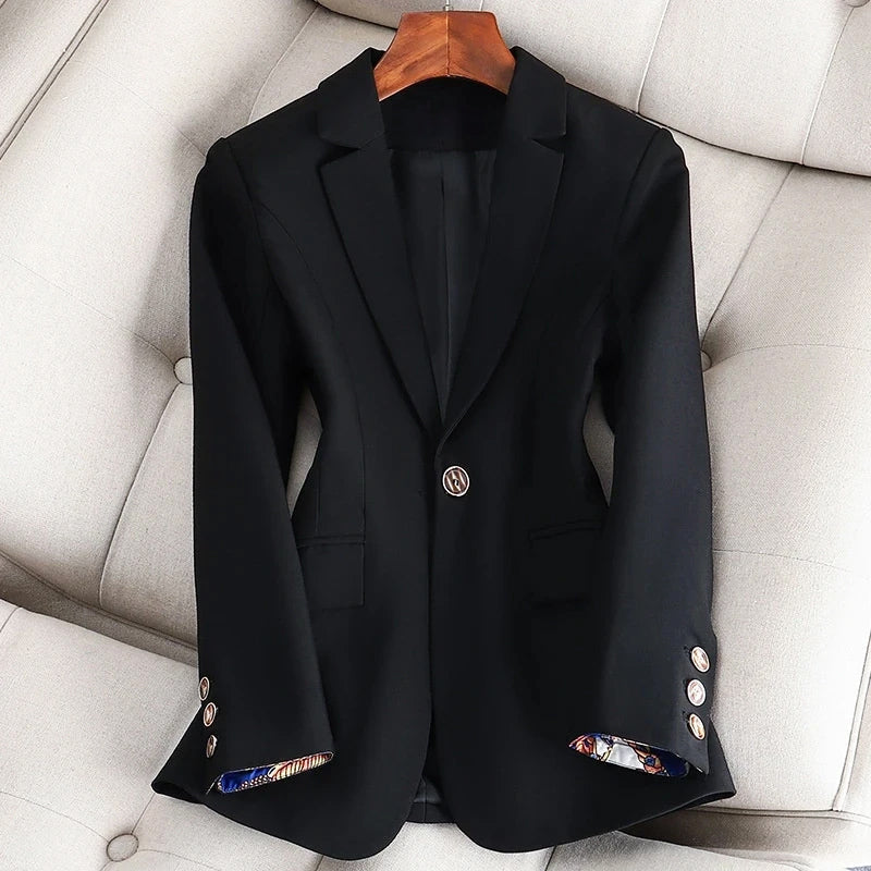 Damen Slim Fit Blazer Business Klassisch Elegant