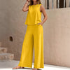 Damen 2-teiliger Sommer-Set Relaxed Fit Freizeit