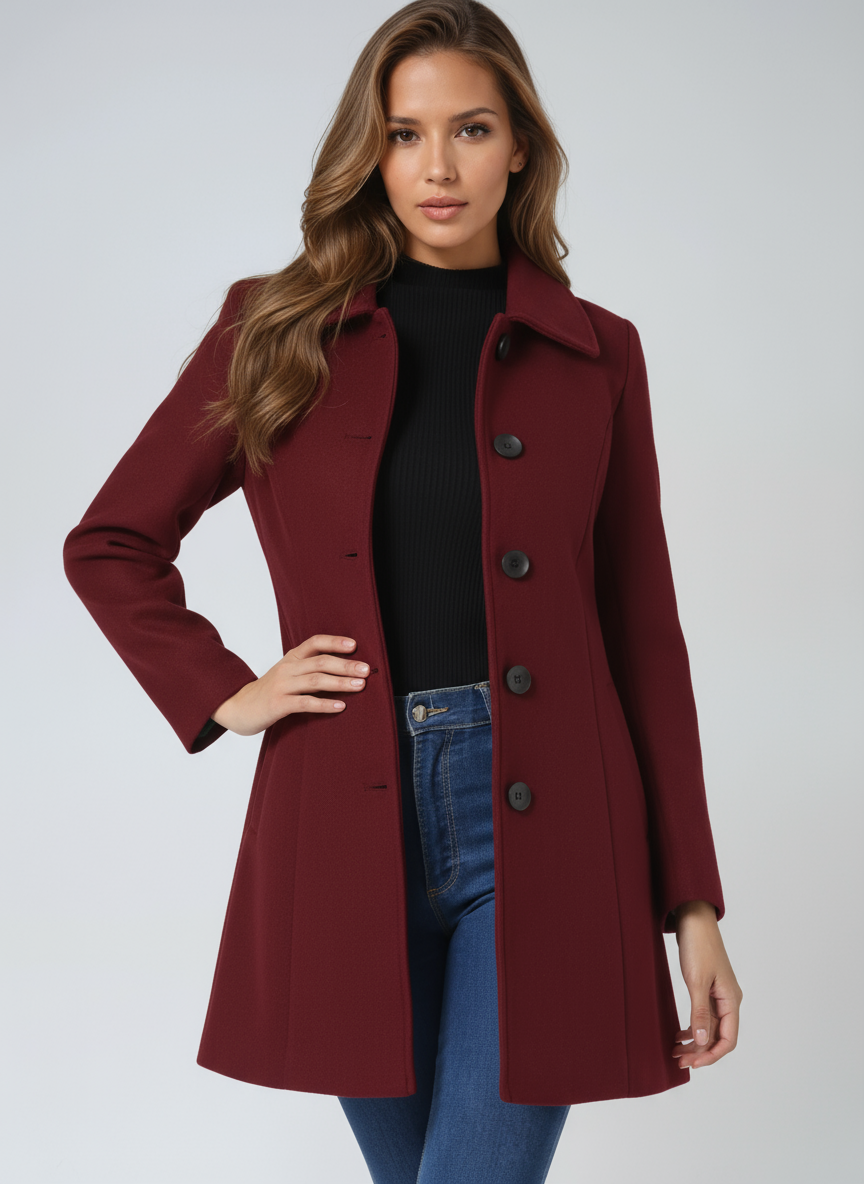 Damenjacke im Regular Fit | Ausgestellte Jacke für Herbst und Winter