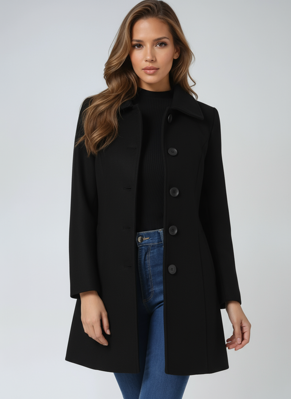 Damenjacke im Regular Fit | Ausgestellte Jacke für Herbst und Winter