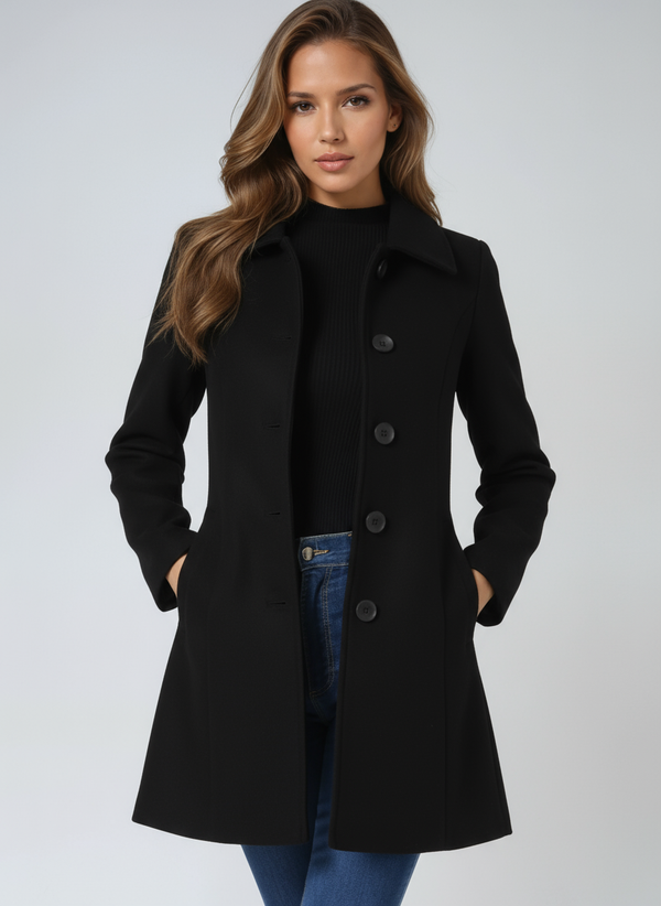 Damenjacke im Regular Fit | Ausgestellte Jacke für Herbst und Winter