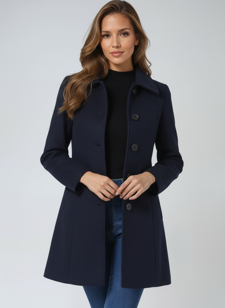 Damenjacke im Regular Fit | Ausgestellte Jacke für Herbst und Winter