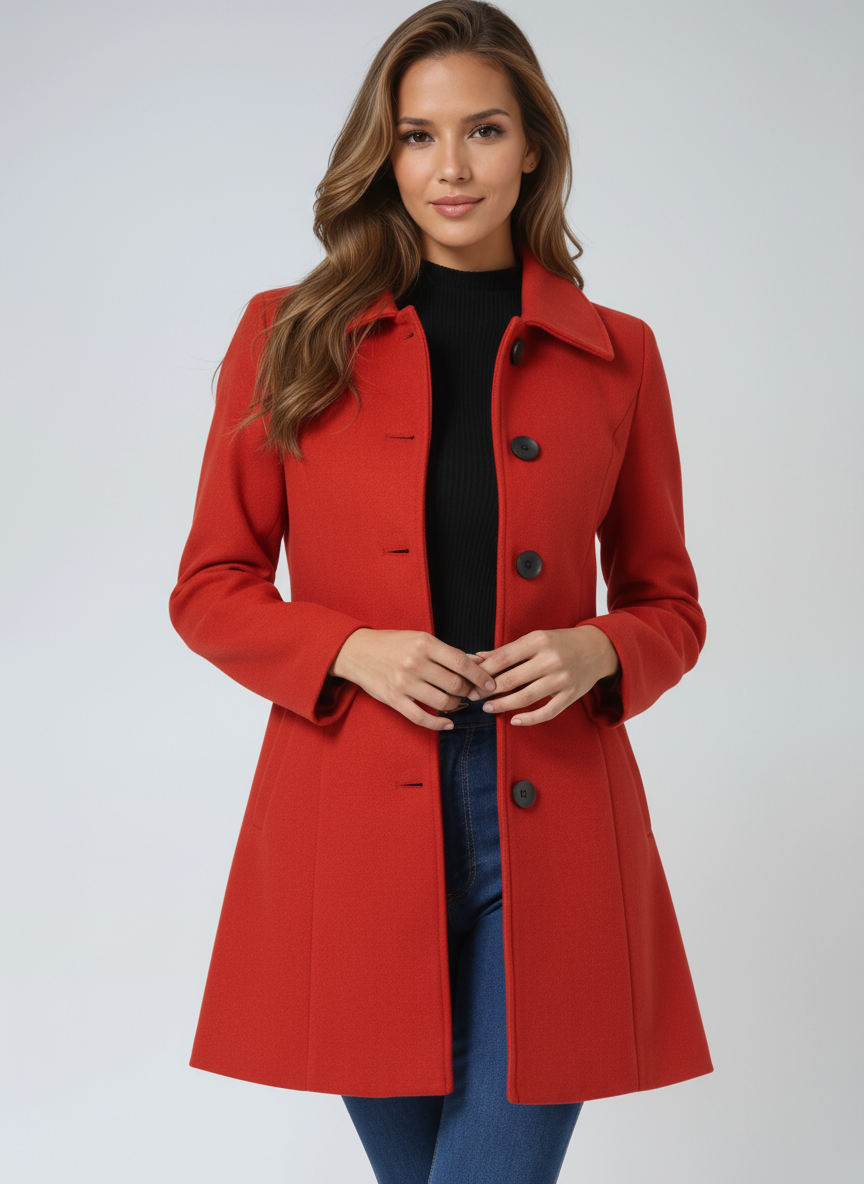 Damenjacke im Regular Fit | Ausgestellte Jacke für Herbst und Winter