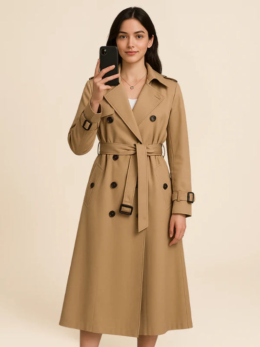 Victoria | Eleganter, klassischer Trenchcoat für Damen 0