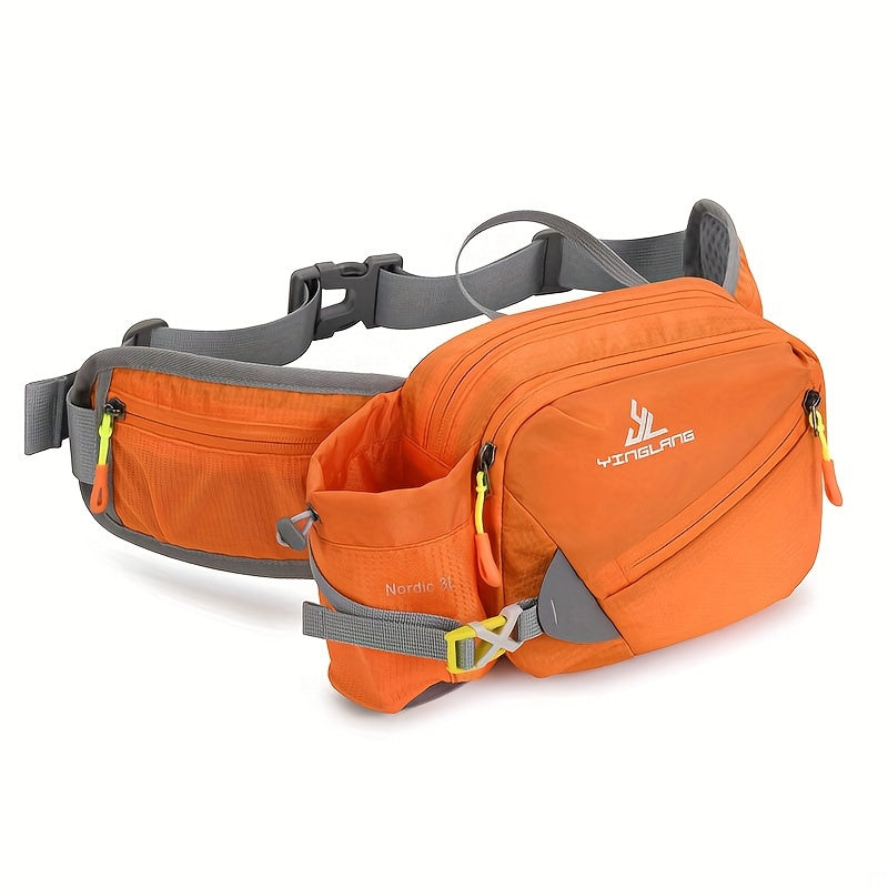 Laufgürteltasche für Outdoor-Sportler mit Flaschenhalter und Reißverschlusstaschen