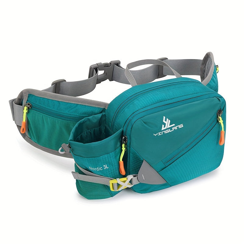 Laufgürteltasche für Outdoor-Sportler mit Flaschenhalter und Reißverschlusstaschen