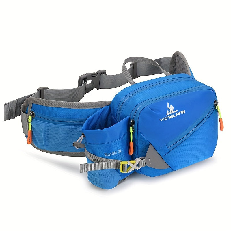 Laufgürteltasche für Outdoor-Sportler mit Flaschenhalter und Reißverschlusstaschen