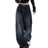 Baggy Jeans Damen Wide Leg Schnitt für Frühling & Sommer Lässige Boyfriend Denim