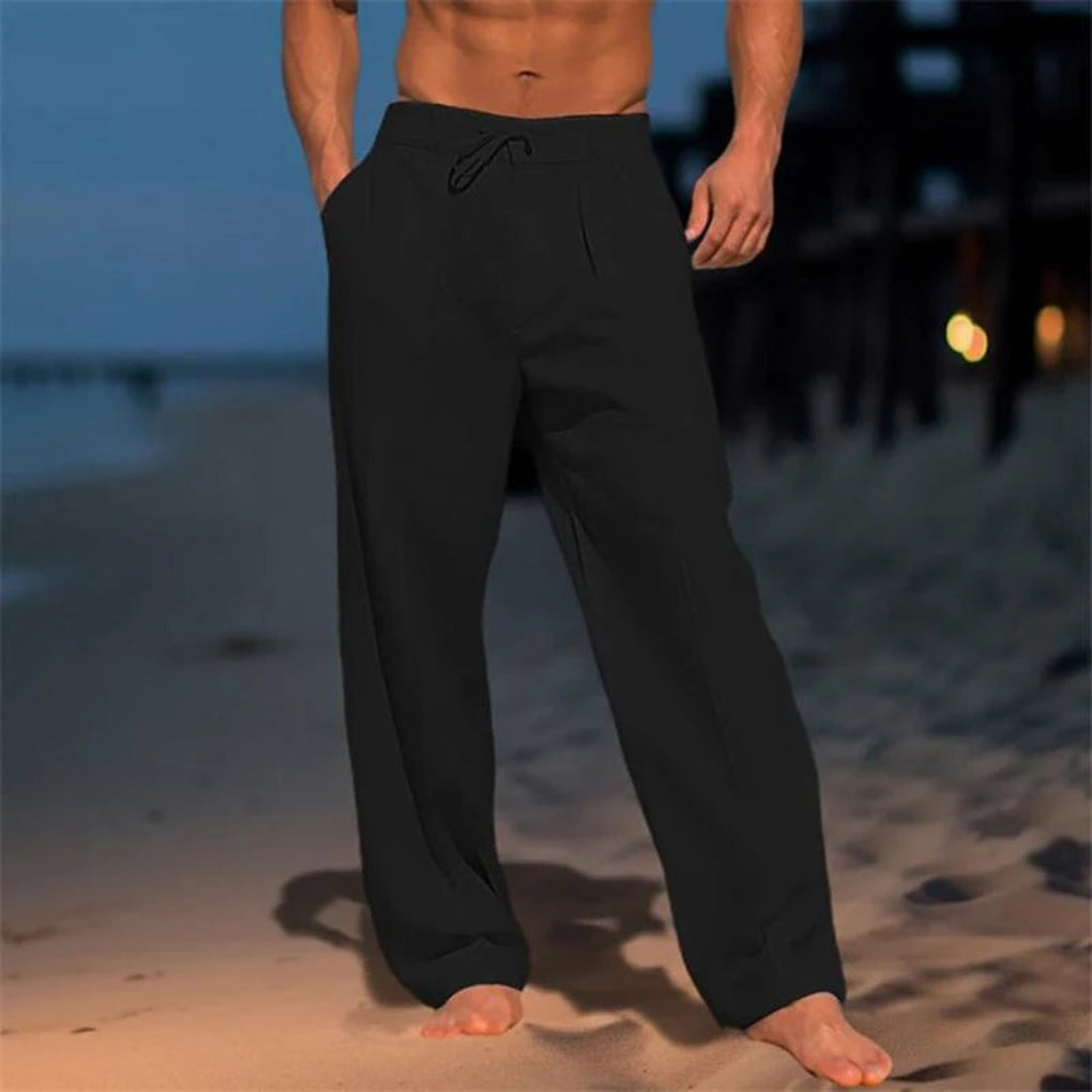 Wagner Mode | Elegante Leinenhose für Herren mit Atmungsaktivem Stoff | Stilvolle Sommerbekleidung für Komfort 3