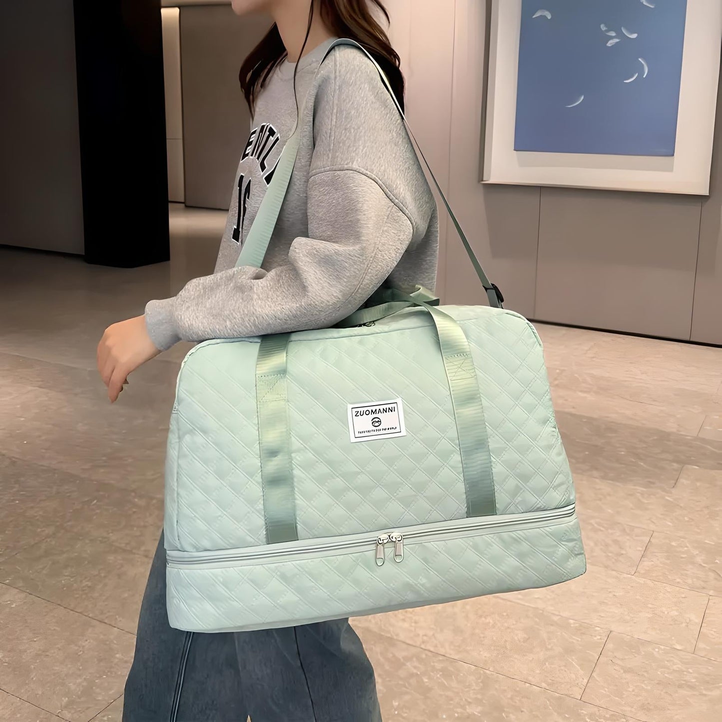 Wasserabweisende Weekender-Reisetasche – Meredith 4