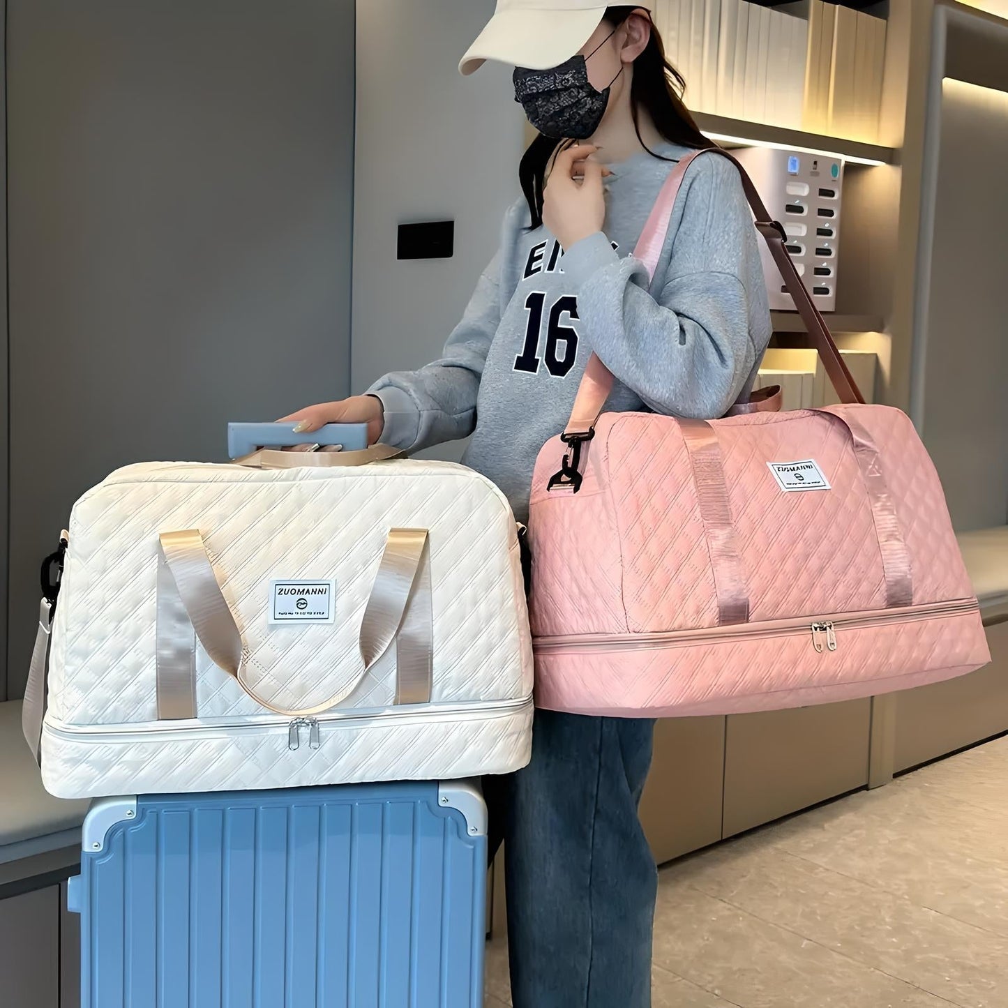 Wasserabweisende Weekender-Reisetasche – Meredith 5