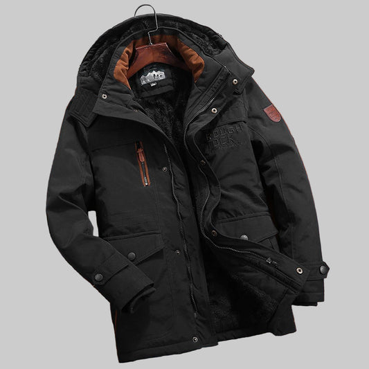 Winterjacke Herren Regular Fit Leicht Wetterfest