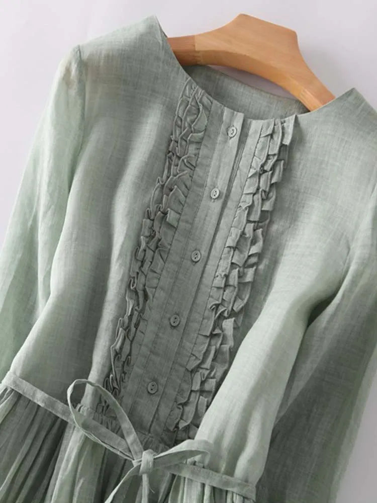 Sommerkleid Damen Locker Sommer Casual