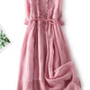 Sommerkleid Damen Locker Sommer Casual