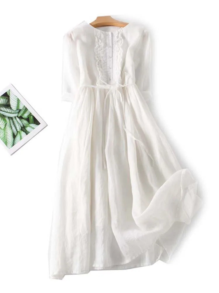 Sommerkleid Damen Locker Sommer Casual