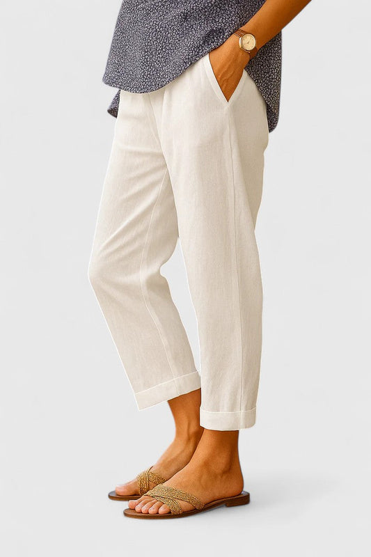 Sommerhose Damen Relaxed Fit Leicht & Bequem