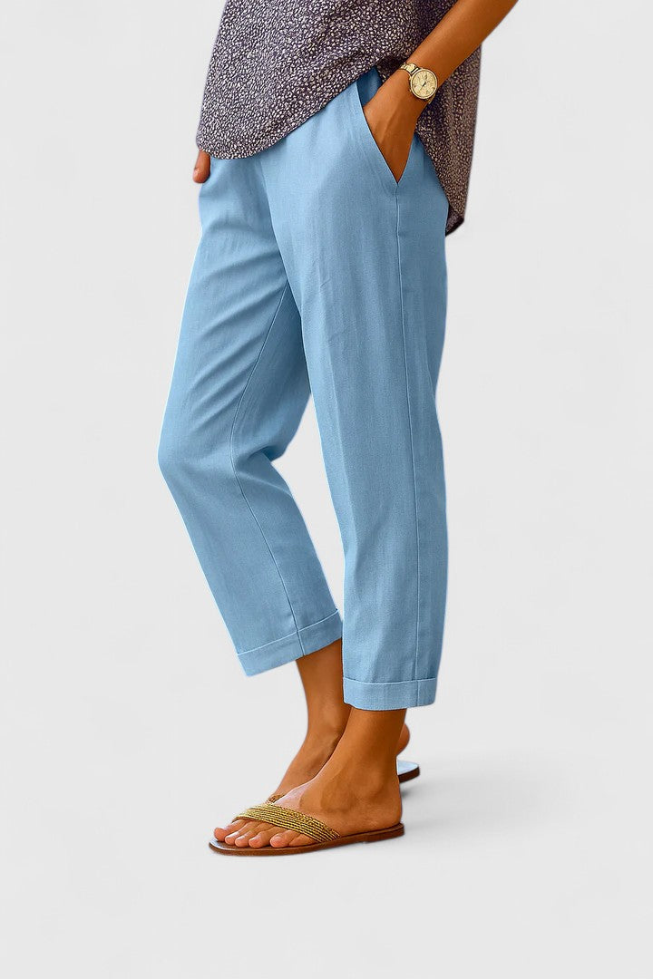 Sommerhose Damen Relaxed Fit Leicht & Bequem
