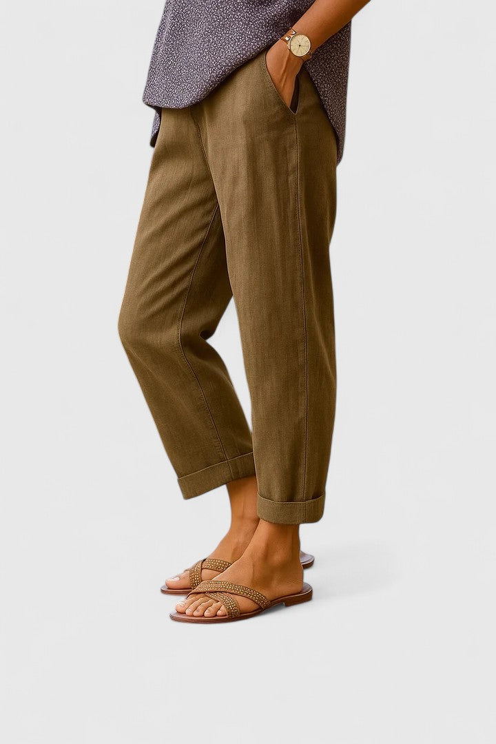 Sommerhose Damen Relaxed Fit Leicht & Bequem