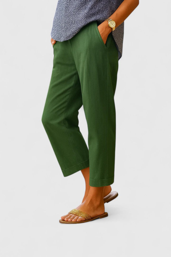 Sommerhose Damen Relaxed Fit Leicht & Bequem