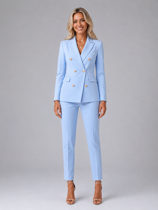 Zweiteiler Damen Elegant Slim Fit Business