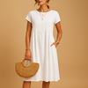 Sommerkleid Damen Regular Fit Elegant Freizeit & Alltag